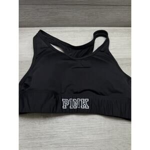 Victoria's Secret PINK Ultimate Sports Bra Color Black Size Small Wireless